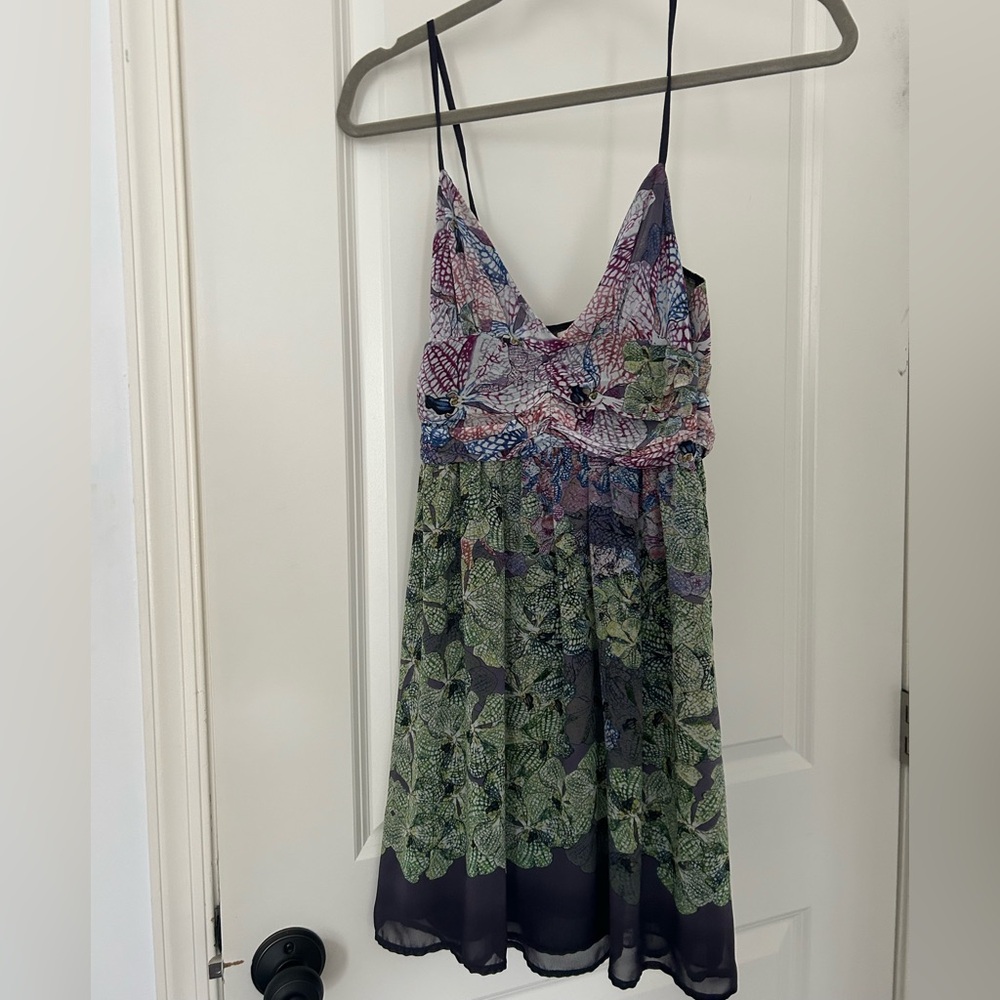 Floral Spaghetti Strap Dress